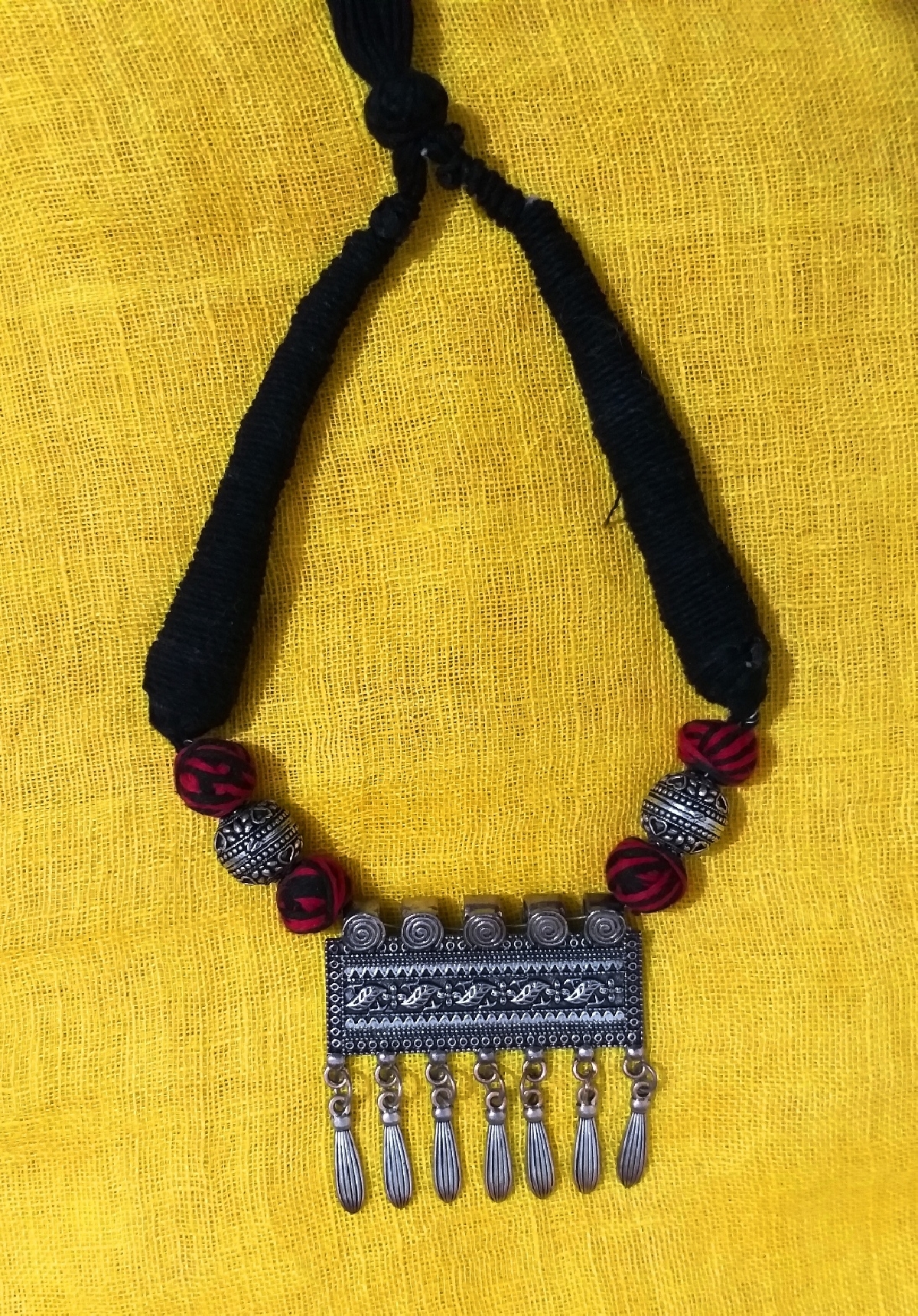 Red &amp; Black Necklace