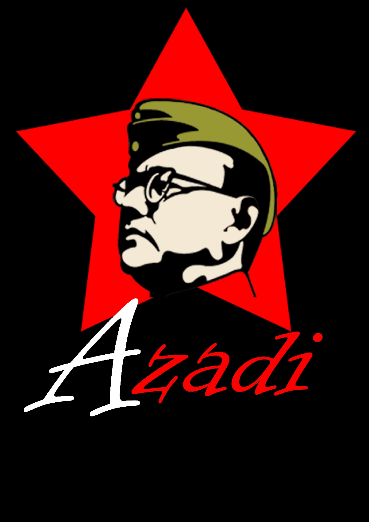 Netaji- Digital Graphic T Shirts