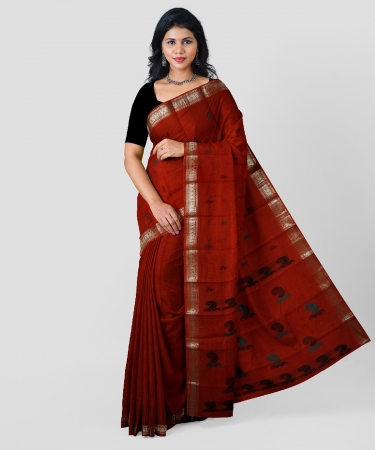 Pure cotton traditional tant saree