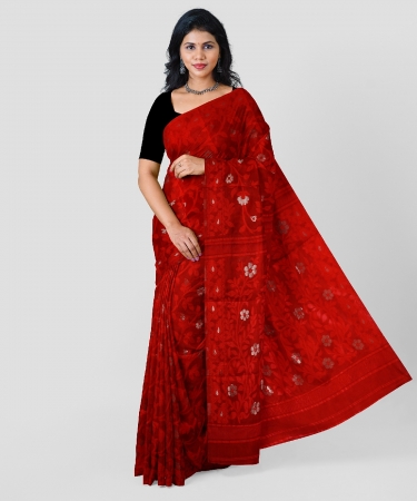 Traditional bengal tant saree