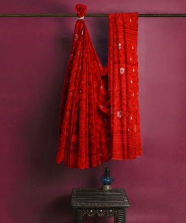 Traditional bengal tant saree
