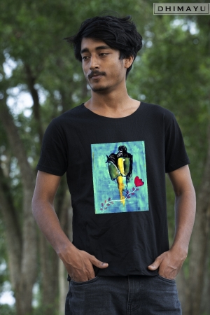 Shiva black tee
