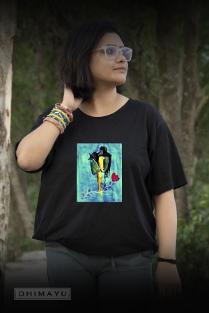 Shiva black tee