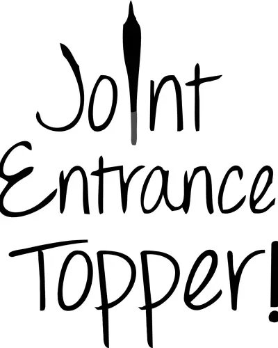 Joint Entrance Funny Captioned T-Shirt Oversized