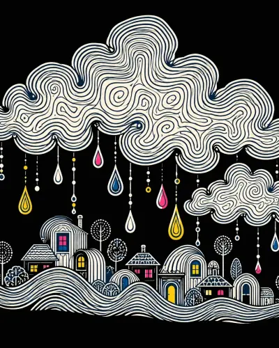 Cloud Doodle Tee Shirt