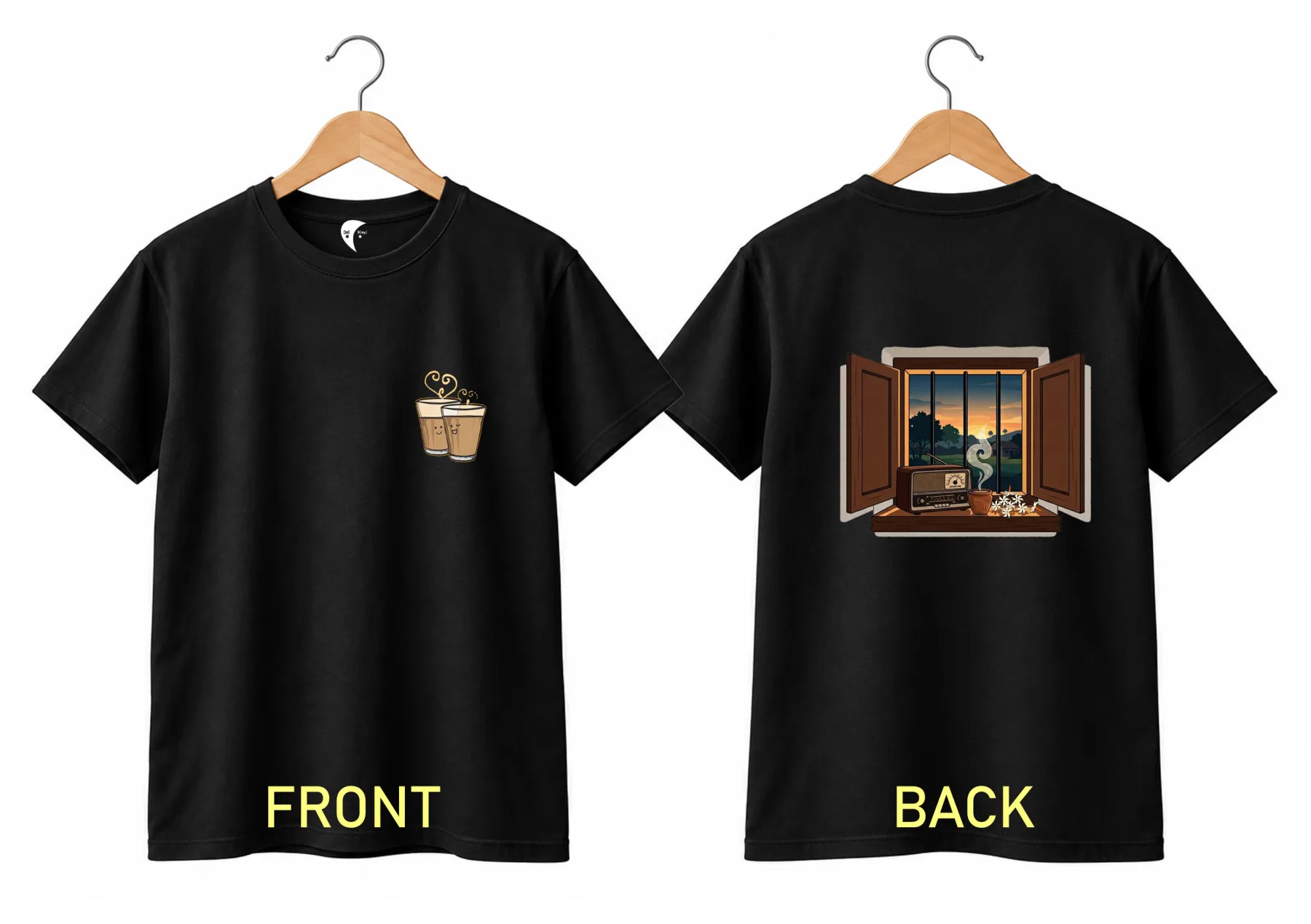 MAHALAYA BOTH SIDE PRINTED GRAPHIC TSHIRT