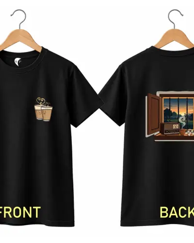 MAHALAYA BOTH SIDE PRINTED GRAPHIC TSHIRT