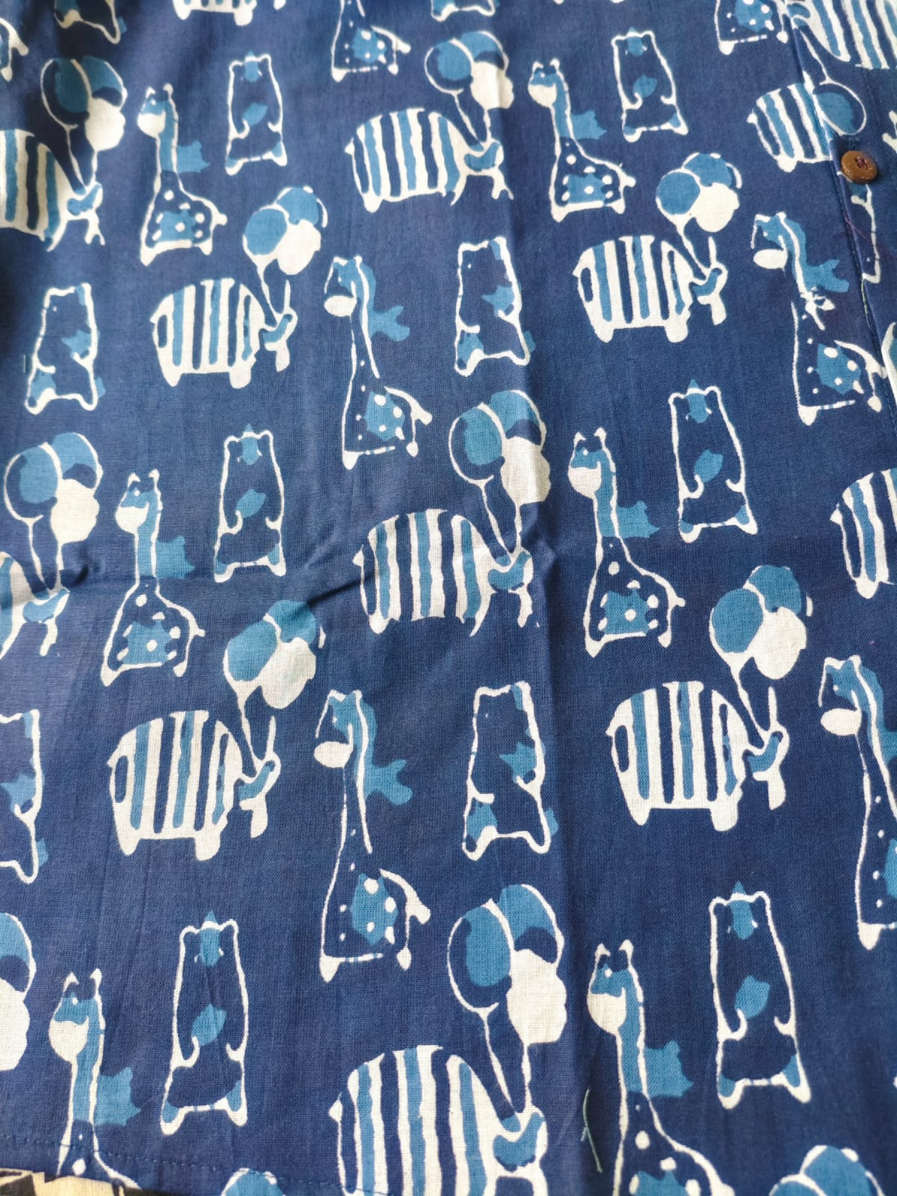 Indigo Animals Pure Cotton Male Shirts