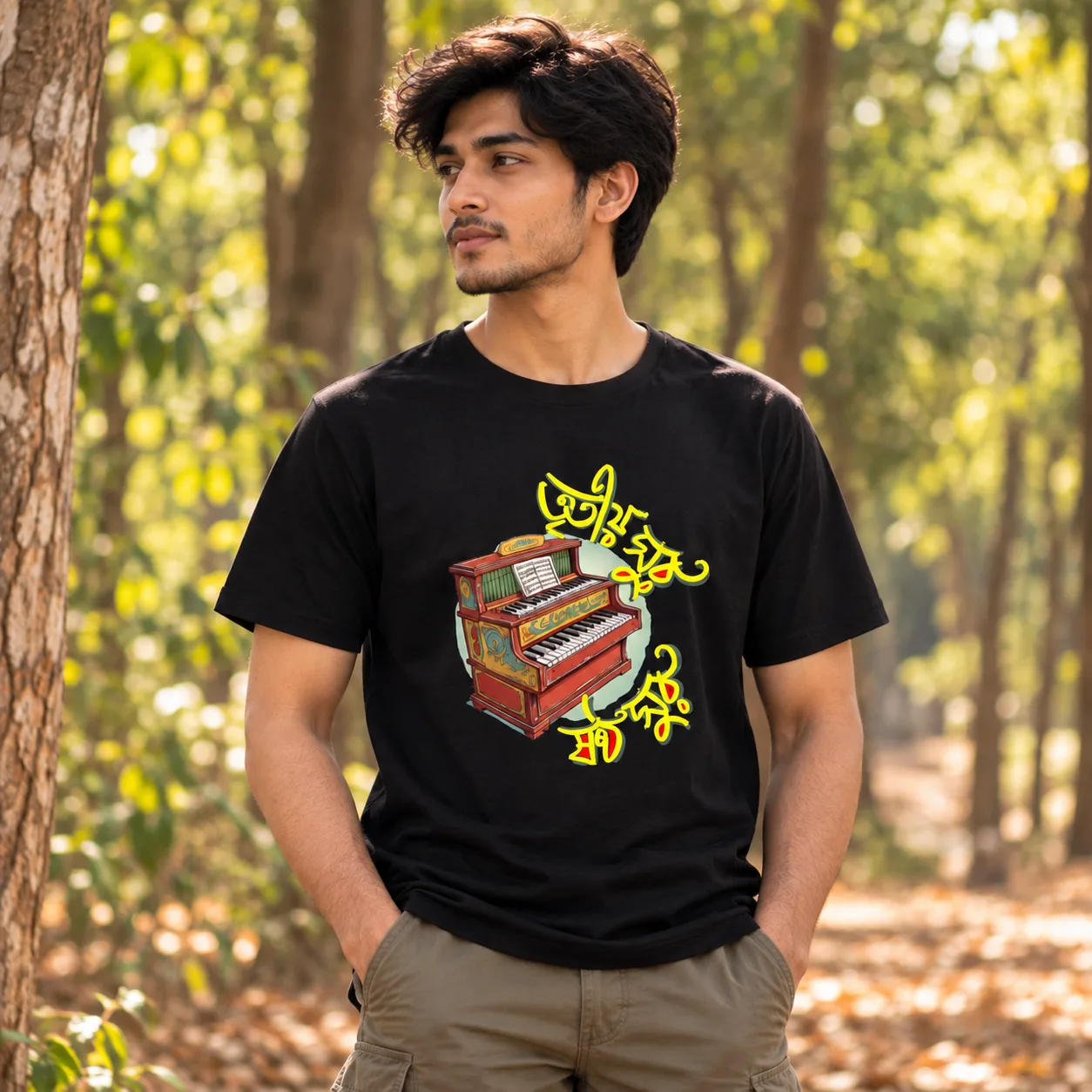 Tritiyo Sur Soshtho Sur  Graphic T-Shirt
