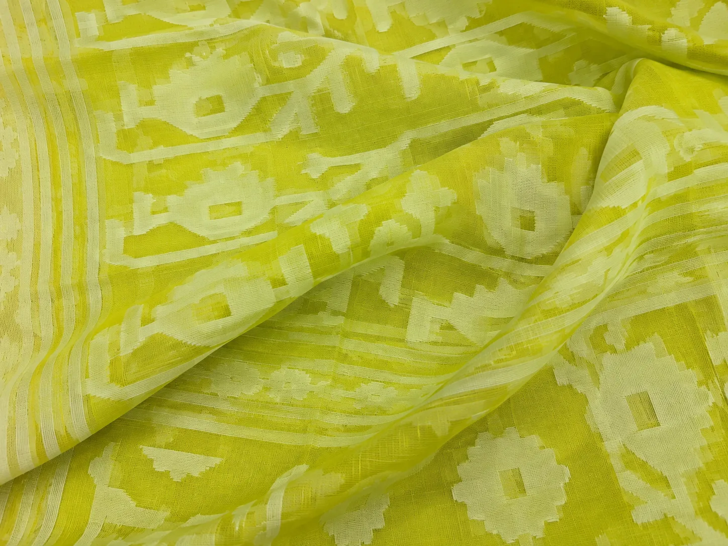 Muslin Trending Light Green Saree