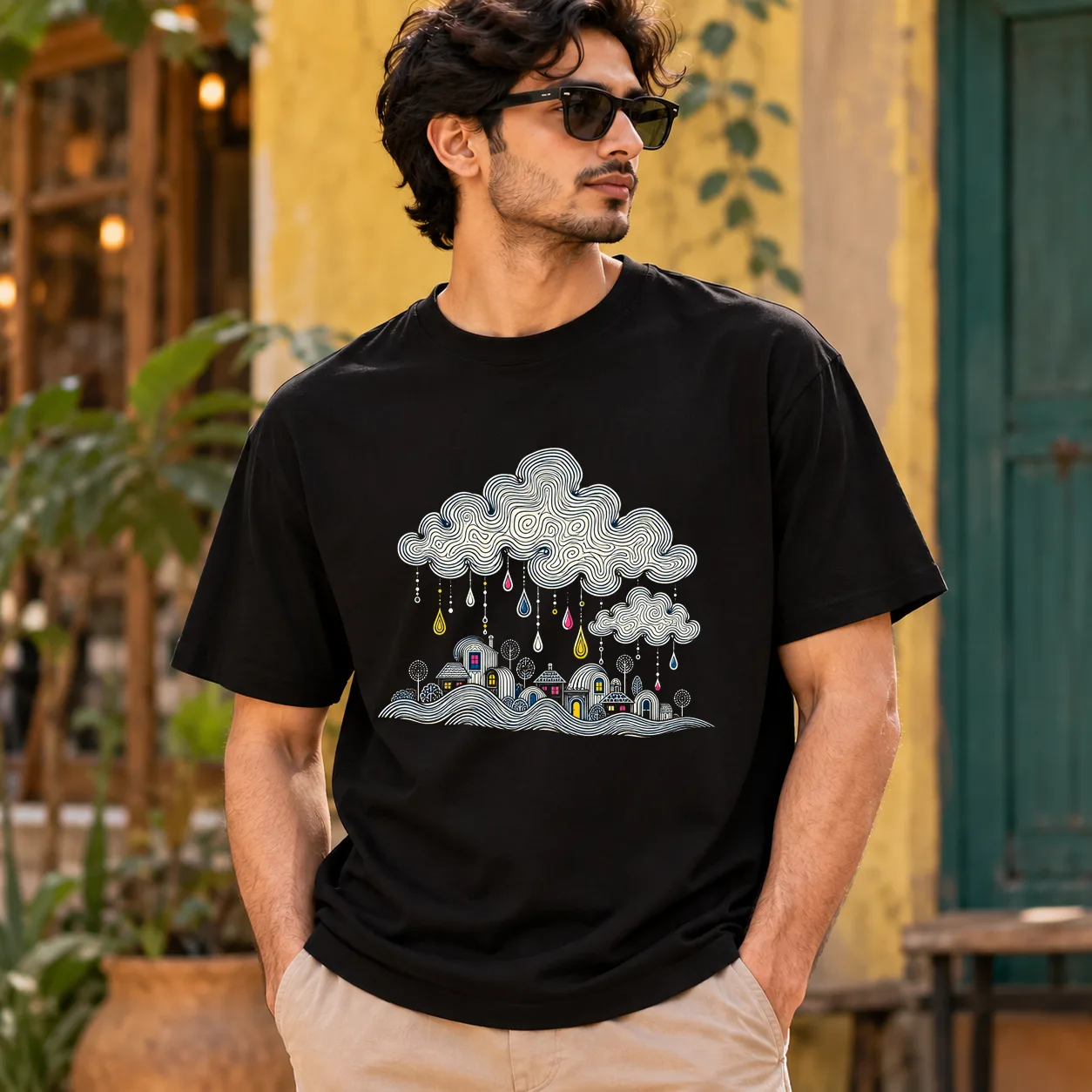 Cloud Doodle Tee Shirt