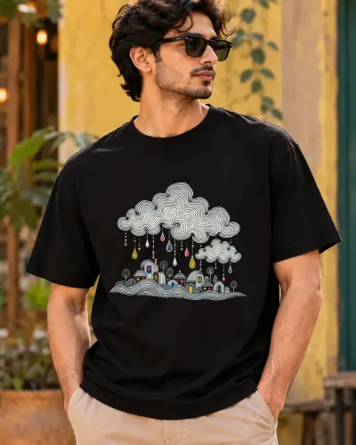 Cloud Doodle Tee Shirt