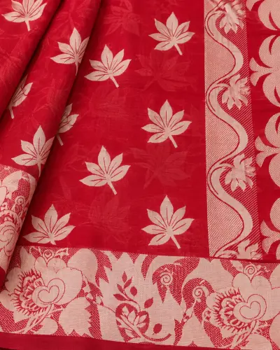 Benarasi Red Saree