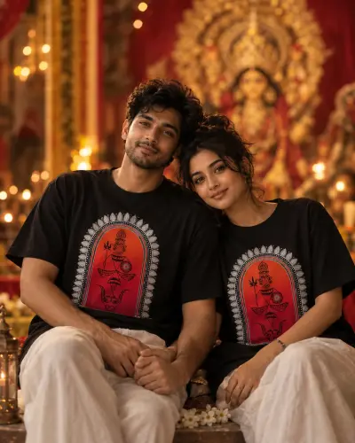 Daak er Saaje Durga  Graphic Tshirt