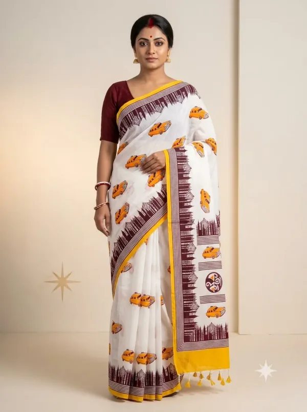 Thane Saree Kolkata Red