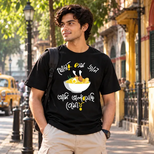 Biriyani Love Bengali Tee Shirt