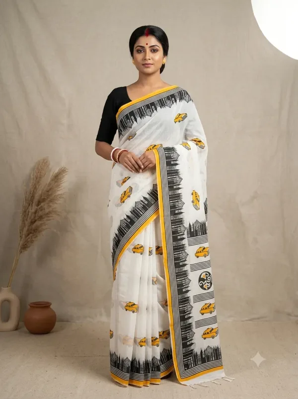 Thane Saree Kolkata Yellow