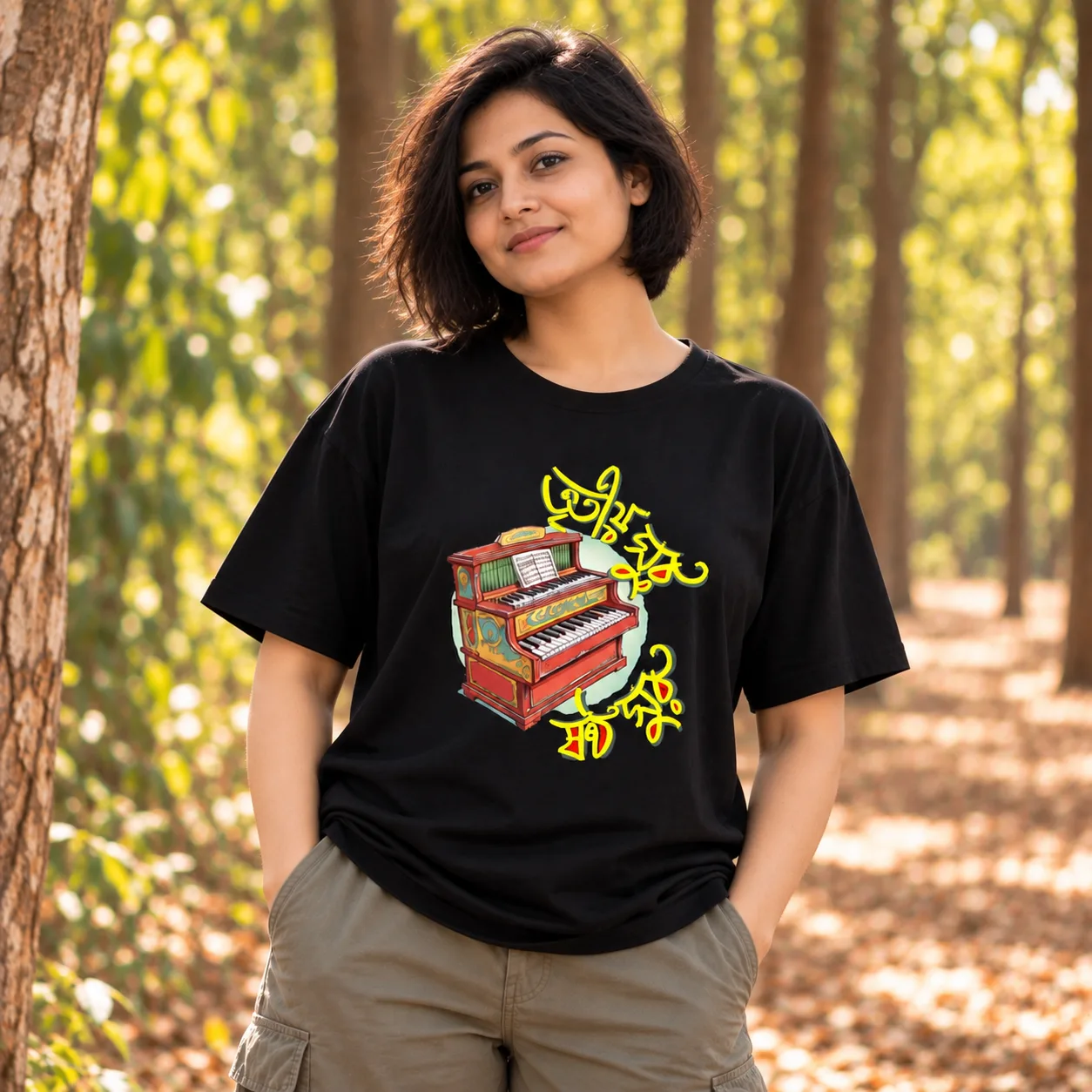 Tritiyo Sur Soshtho Sur  Graphic T-Shirt