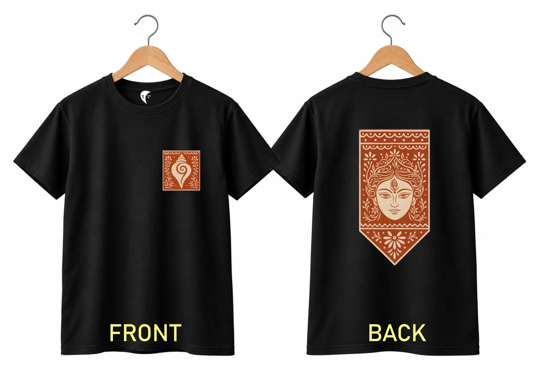 Durga Maa Both Side Printed T Shirt