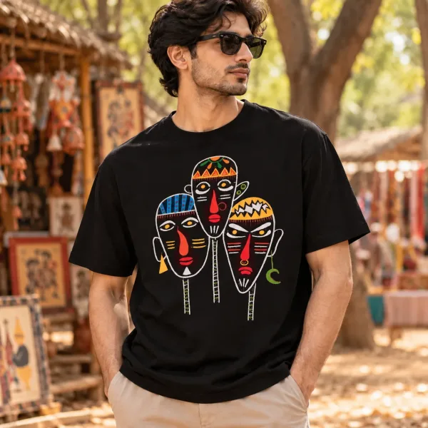 Tribal Faces Tee Shirt