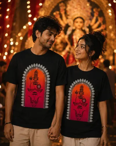 Daak er Saaje Durga  Graphic Tshirt