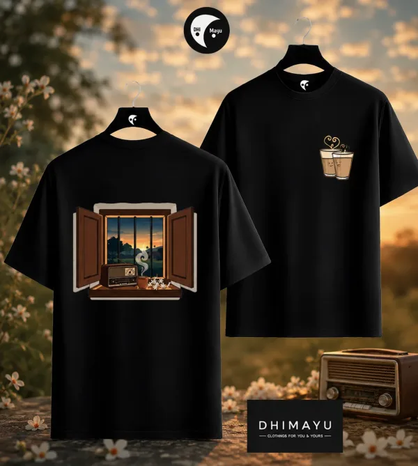 MAHALAYA BOTH SIDE PRINTED GRAPHIC TSHIRT