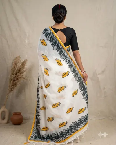 Thane Saree Kolkata Yellow