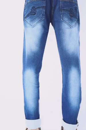 Denim Blue Faded Lycra Sparky Jeans