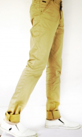 Cream Wrangler Chinos Trousers