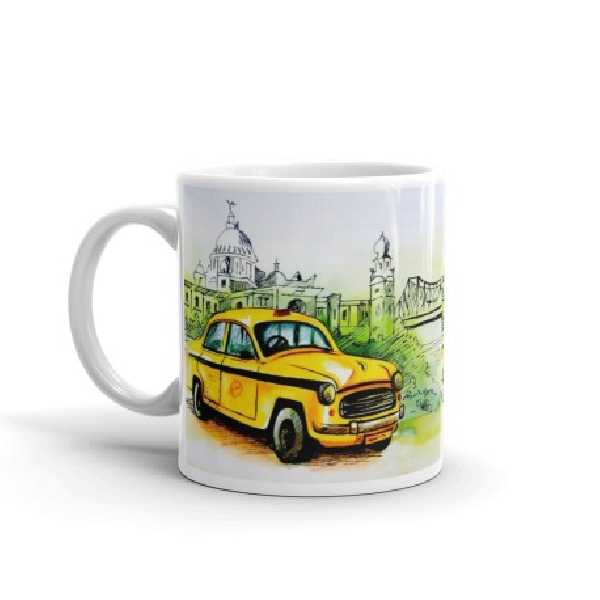 Kolkata Taxi Coffee Mug 