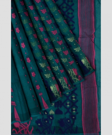 Traditional floral bumper saree
